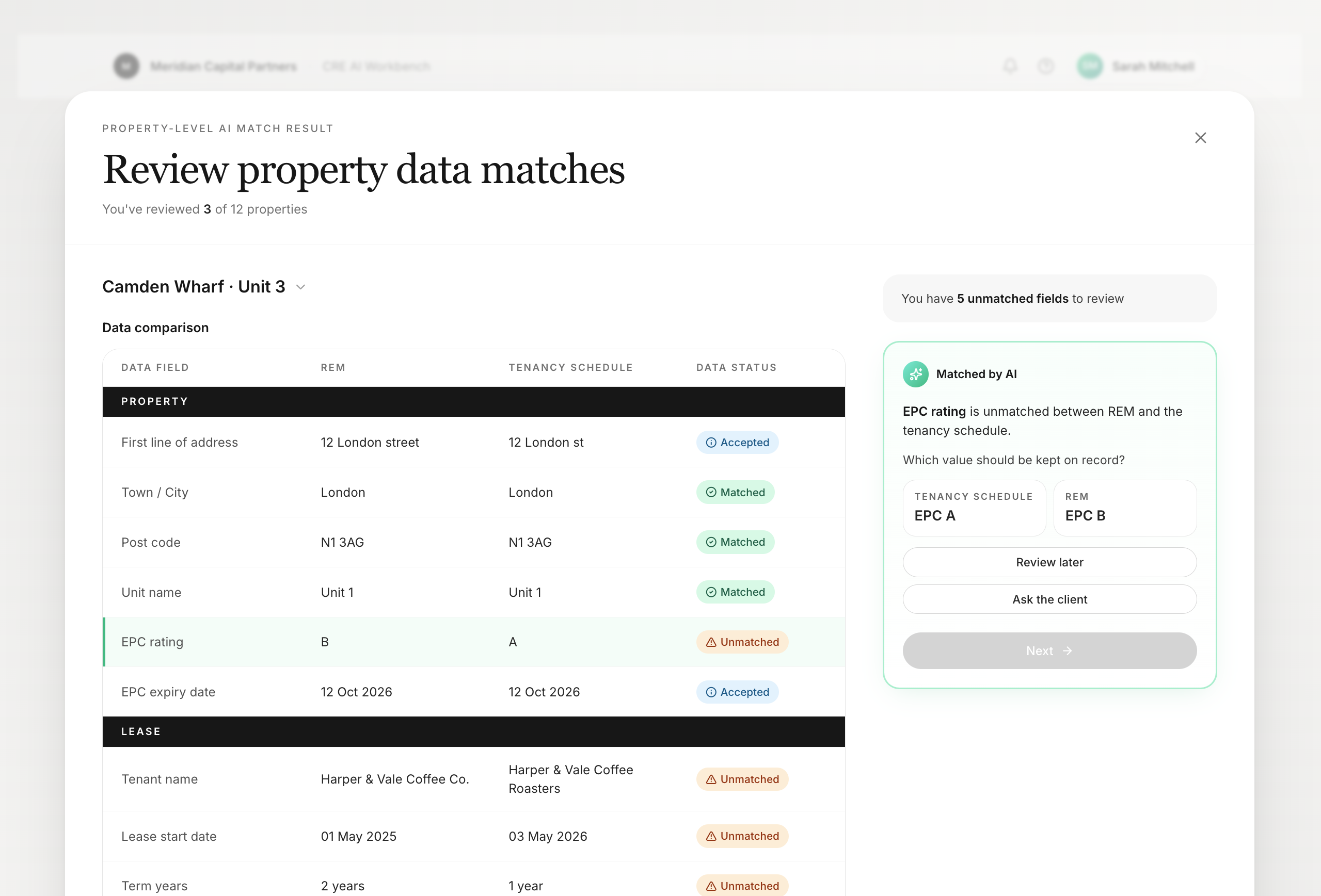 AI discovery and delivery — Commercial lending