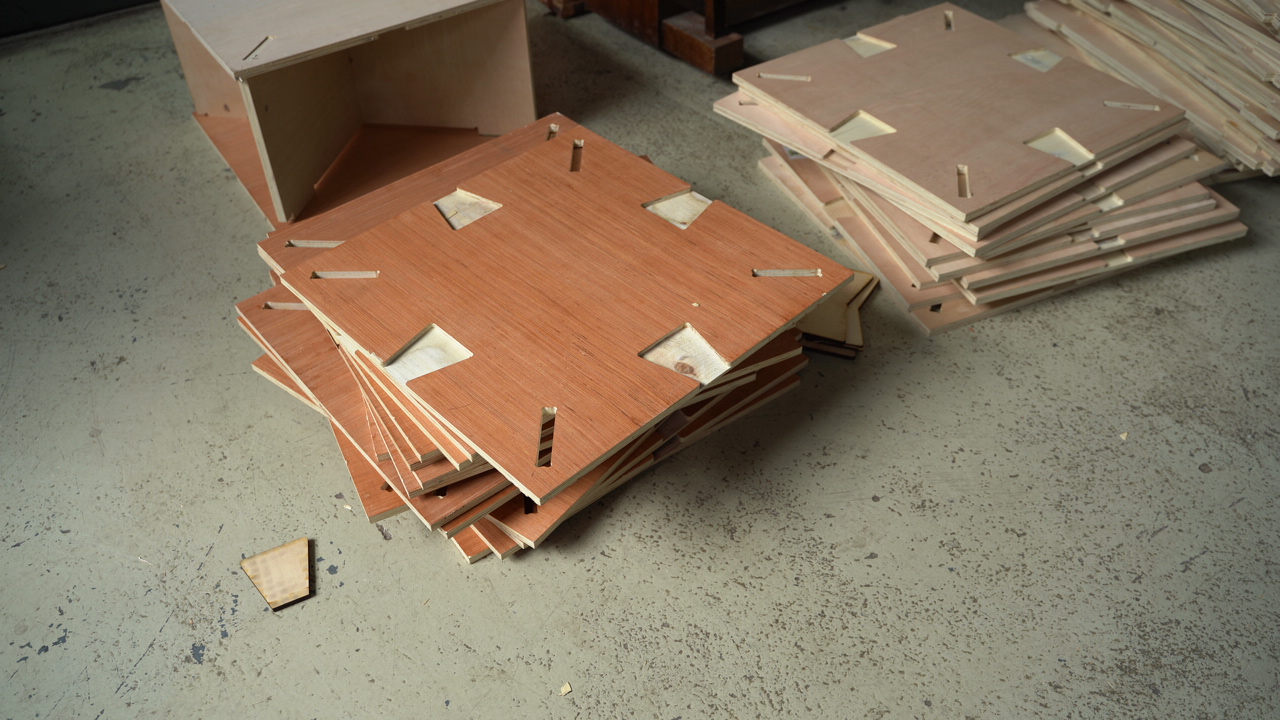 Modular platform assembled