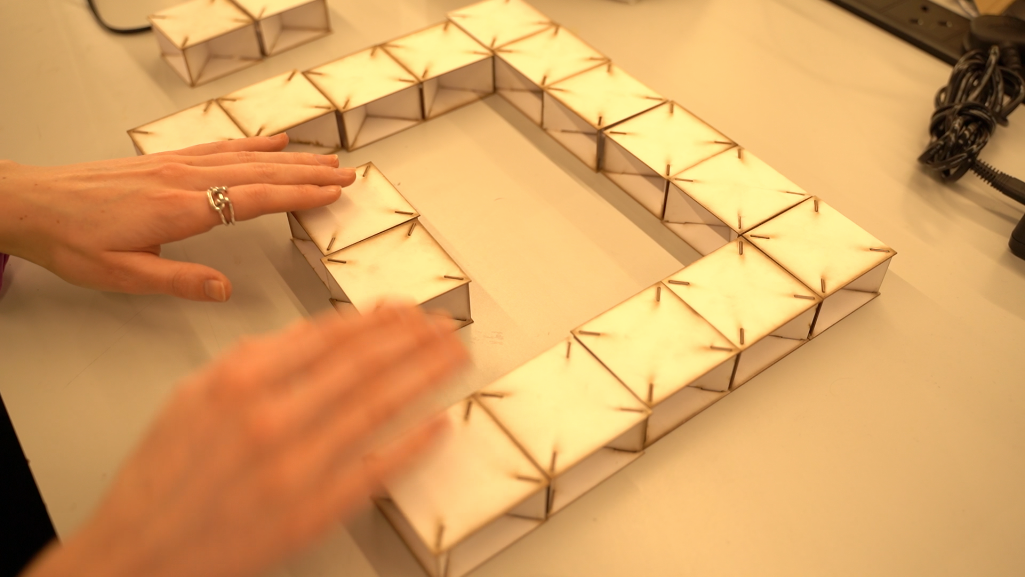 Scale model of modular platform